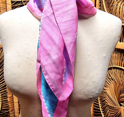 Vintage 80's Carine Square Scarf - Yatva