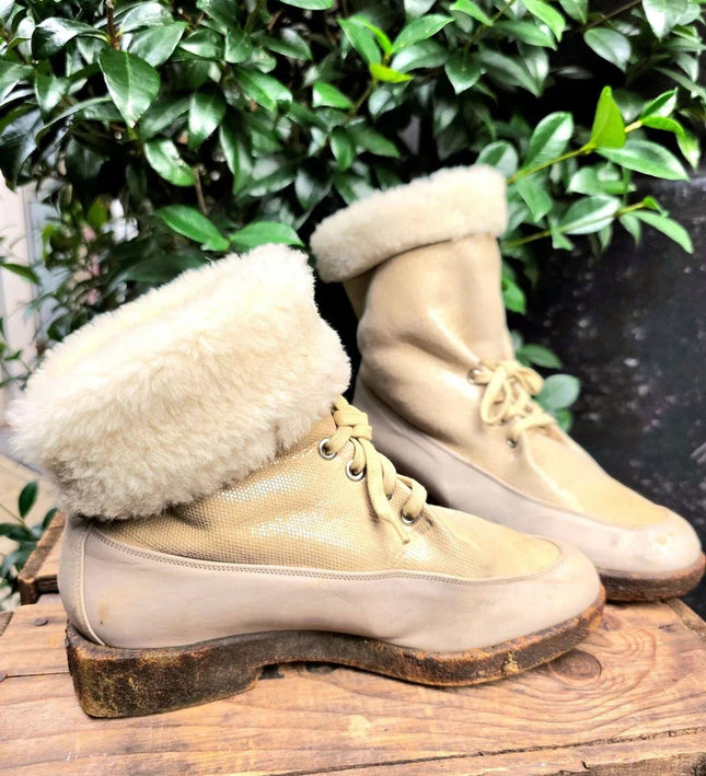 Vintage 80's Charles Jourdan Ankle Boots - Yatva
