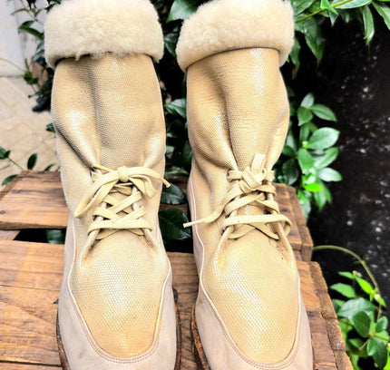 Vintage 80's Charles Jourdan Ankle Boots - Yatva
