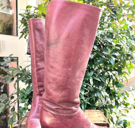 Vintage 80´s Cherry Boutique Leather Boots - Yatva