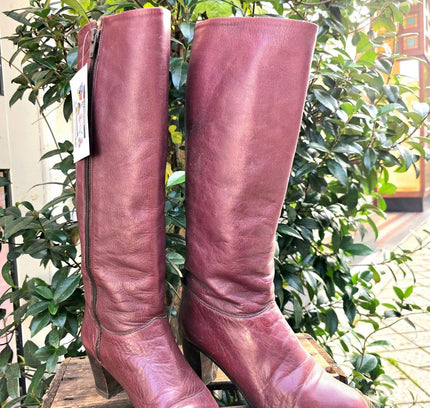 Vintage 80´s Cherry Boutique Leather Boots - Yatva