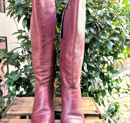 Vintage 80´s Cherry Boutique Leather Boots - Yatva