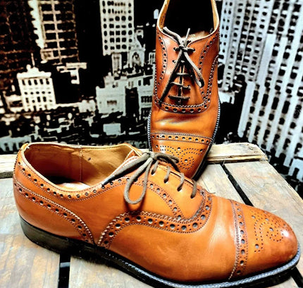 Vintage 80's Church's Custom Grade Brogue Shoes - Yatva
