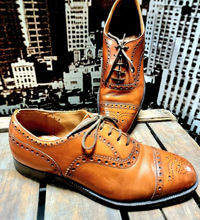 Vintage 80's Church's Custom Grade Brogue Shoes - Yatva