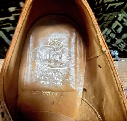 Vintage 80's Church's Custom Grade Brogue Shoes - Yatva