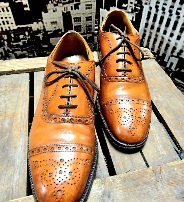 Vintage 80's Church's Custom Grade Brogue Shoes - Yatva