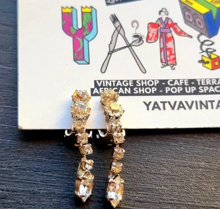 Vintage 80's Clip - On Earrings - Yatva