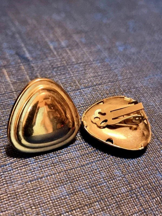 Vintage 80's Clip On Earrings - Yatva