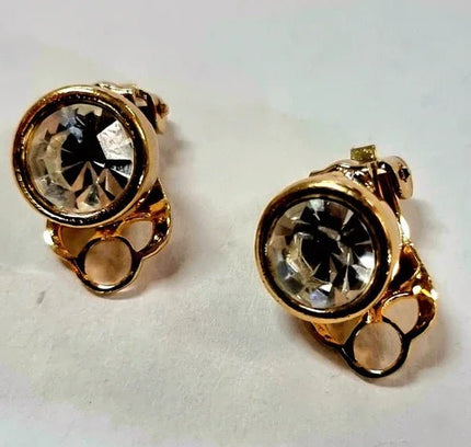 Vintage 80s Clip On Earrings - Yatva