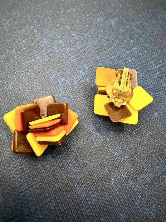 Vintage 80’s Clip - On Earrings - Yatva