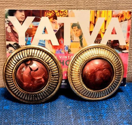 Vintage 80's Clip on Earrings - Yatva