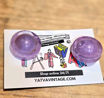 Vintage 80's Clip - On Earrings - Yatva