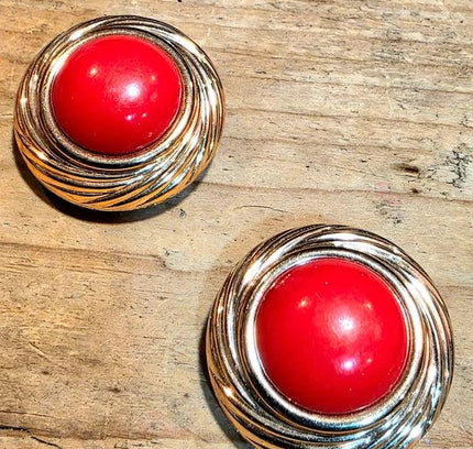 Vintage 80's Clip - On Earrings - Yatva