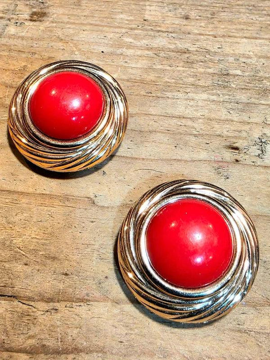 Vintage 80's Clip - On Earrings - Yatva