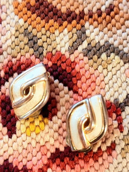 Vintage 80's Clip - On Earrings - Yatva