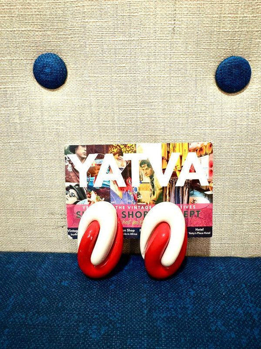 Vintage 80’s Clip - On Earrings - Yatva