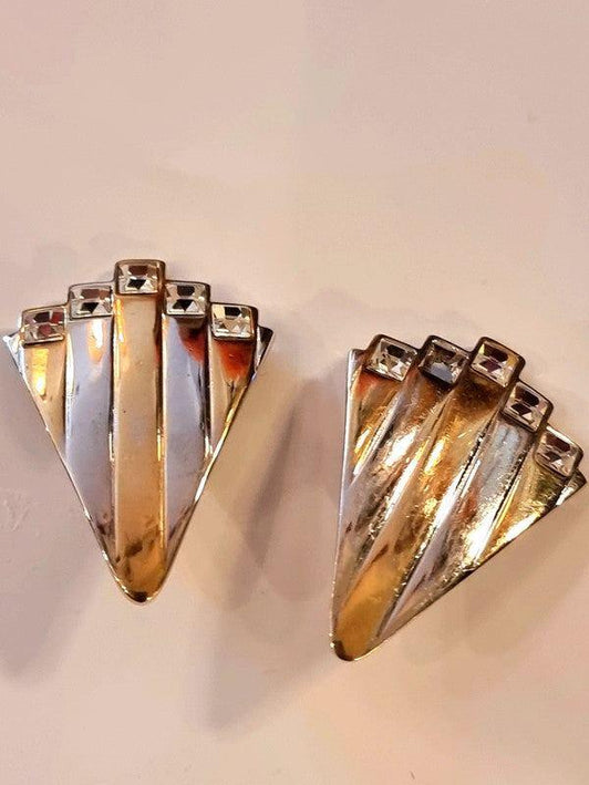 Vintage 80's Clip - On Earrings - Yatva