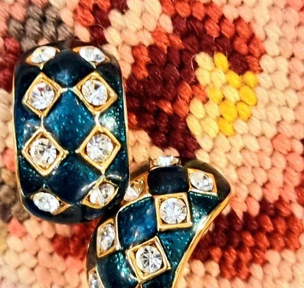 Vintage 80's Clip - On Earrings - Yatva