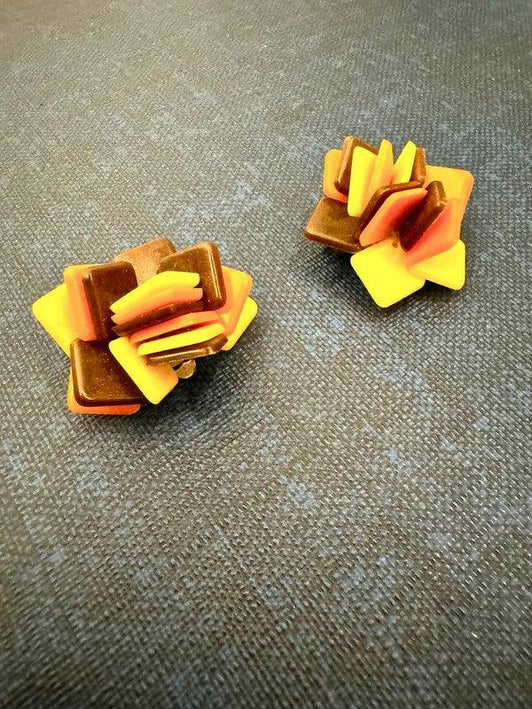 Vintage 80’s Clip - On Earrings - Yatva