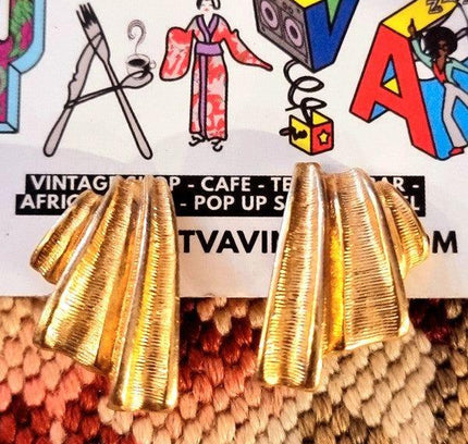 Vintage 80's Clip - On Earrings - Yatva
