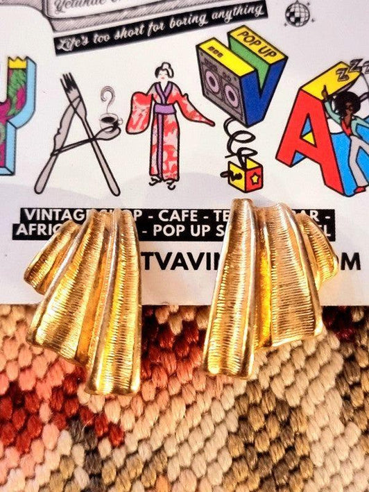 Vintage 80's Clip - On Earrings - Yatva