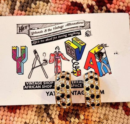 Vintage 80's Clip - On Earrings - Yatva