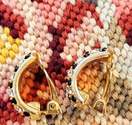 Vintage 80's Clip - On Earrings - Yatva