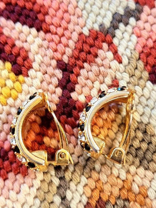 Vintage 80's Clip - On Earrings - Yatva