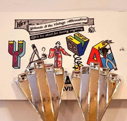 Vintage 80's Clip - On Earrings - Yatva