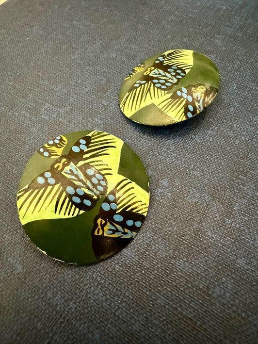 Vintage 80's Clip - On Earrings - Yatva