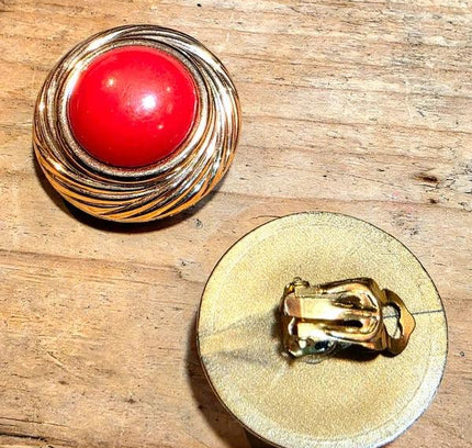 Vintage 80's Clip - On Earrings - Yatva