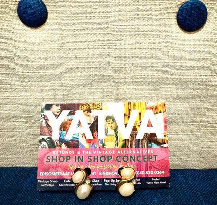 Vintage 80’s Clip - On Earrings - Yatva