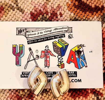 Vintage 80's Clip - On Earrings - Yatva