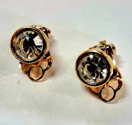 Vintage 80s Clip On Earrings - Yatva