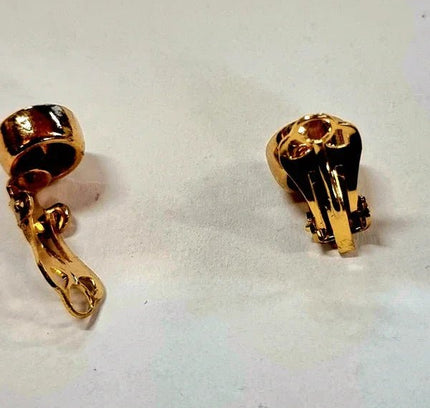 Vintage 80s Clip On Earrings - Yatva
