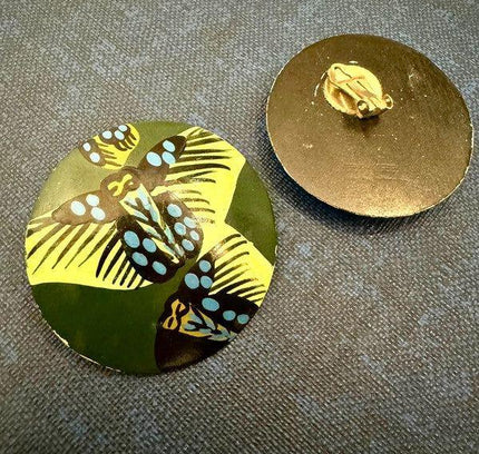 Vintage 80's Clip - On Earrings - Yatva