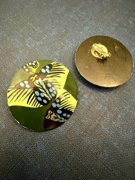 Vintage 80's Clip - On Earrings - Yatva