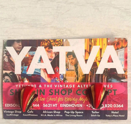 Vintage 80's Clip - Ons Earrings - Yatva
