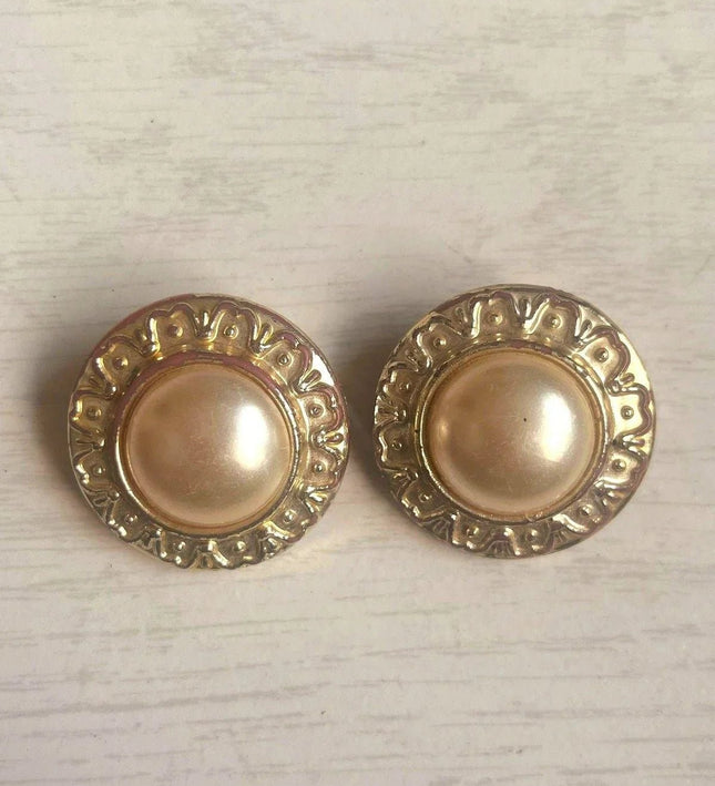 Vintage 80's Clip - Ons Earrings - Yatva