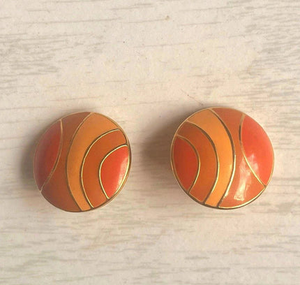 Vintage 80's Clip - Ons Earrings - Yatva