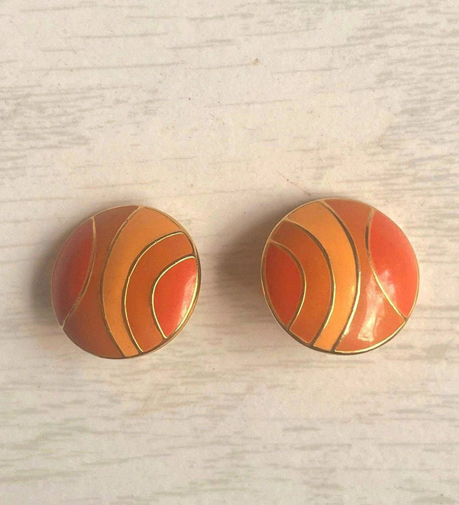 Vintage 80's Clip - Ons Earrings - Yatva