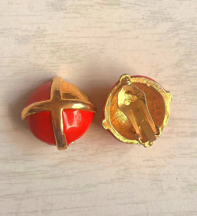 Vintage 80's Clip - Ons Earrings - Yatva