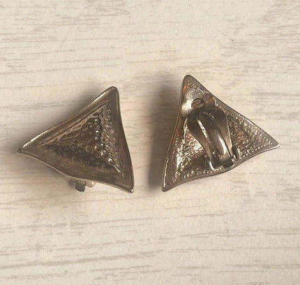 Vintage 80's Clip - Ons Earrings - Yatva