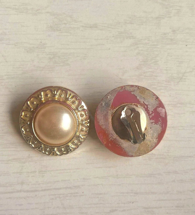 Vintage 80's Clip - Ons Earrings - Yatva