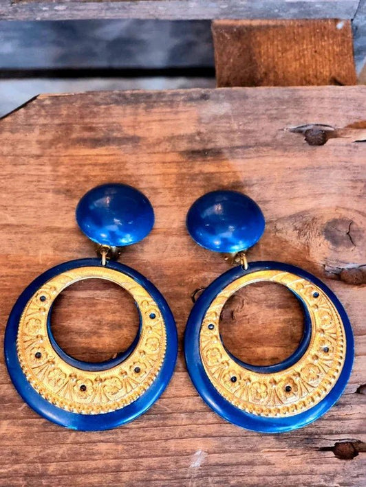 Vintage 80's Clip - Ons Earrings - Yatva