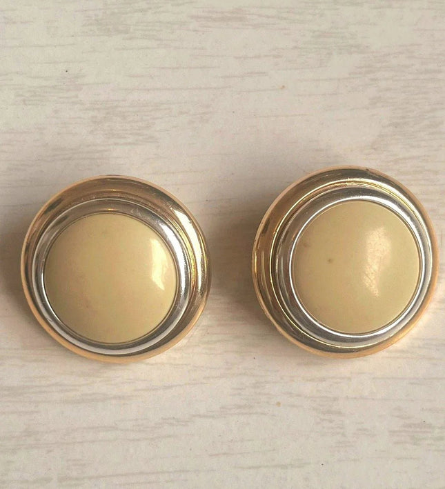 Vintage 80's Clip - Ons Earrings - Yatva