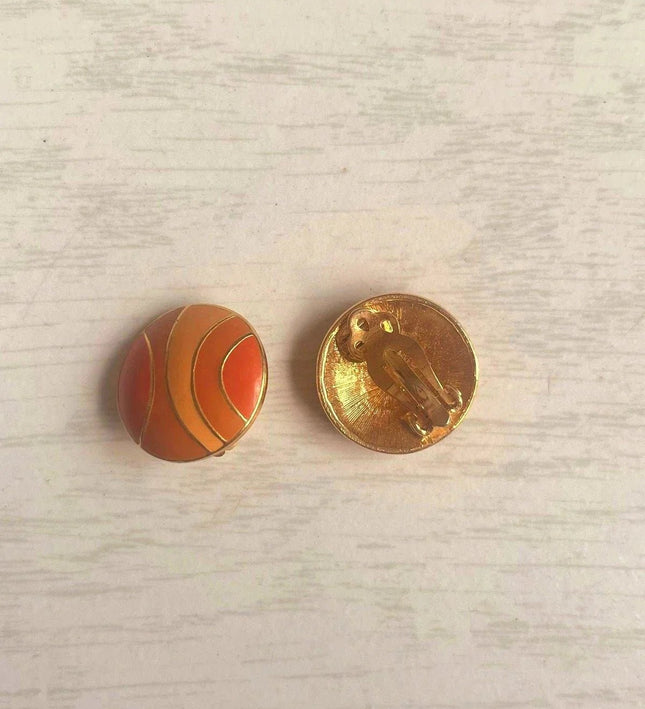 Vintage 80's Clip - Ons Earrings - Yatva