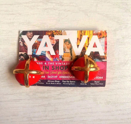 Vintage 80's Clip - Ons Earrings - Yatva