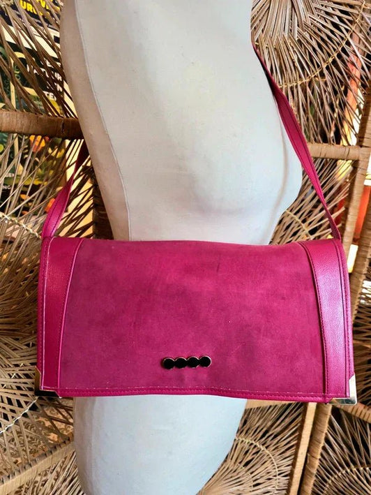 Vintage 80's Clutch Purse - Yatva