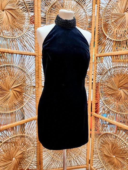 Vintage 80's Consortium Velvet Tunic Dress - Yatva